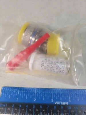 (NEW) J-Tech Electric Circular Connector 4P Shell Size 22 crimp MS3456L22-22S - Image 1 of 2