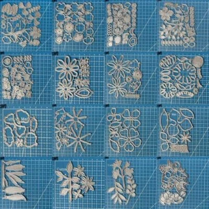 Metal Cutting Dies Flowers Leaves DIY Scrapbooking Embossing Paper Card Stencil - Foto 1 di 17