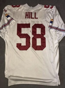 Eric Hill Phoenix Arizona Cardinals vintage Wilson jersey 52 authentic rare NFL - Picture 1 of 11