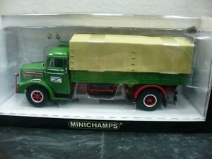 WOW EXTREMELY RARE Man F8 Pritschenwagen 1953 Grreen Munchen 1:43 Minichamps-860 - Picture 1 of 2