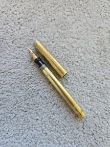 Vintage Parker Lucky Curve Gold Filled Fountain Pen, Flexible 14k Nib/Unrestored - Picture 1 of 24