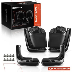 A-Premium Set of 4 Splash Guards Mud Flaps for Honda Civic 2012 - 2015 Sedan - Picture 1 of 8