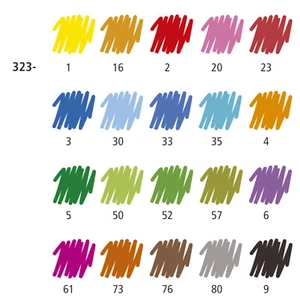 Pluma punta fibra color Staedtler Triplus 20 colores disponibles fieltro 1 mm, individuales - Imagen 1 de 22