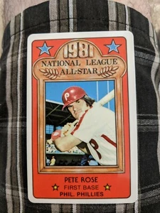 Pete Rose Perma Graphics Credit Card 1981 PHILADELPHIA PHILLIES - Picture 1 of 2
