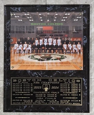 Boston Celtics 2024 NBA CHAMPIONS 12x15 PLACA Foto 1 de 4