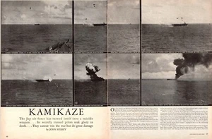 1945 Segunda Guerra Mundial Artículo KAMKAZE John Hersey, Fuerza Aérea Japonesa Comitts Suicide 051024 - Imagen 1 de 3