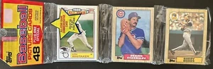 1987 Topps Rack Pack BARRY BONDS RC Front Dennis ECKERSLEY - Foto 1 di 2