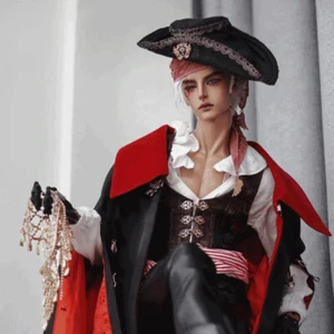 1/3 BJD Puppenkörper Harz Gelenke nackte Puppe cool Pirat Junge männliches Gesicht Make-up Geschenk - Bild 1 von 7