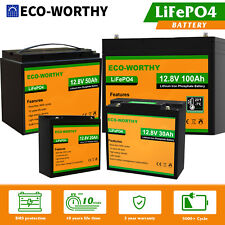 12V Lithium Battery LiFePO4 Deep Cycle Battery 8AH 20AH 30AH 50AH 100AH