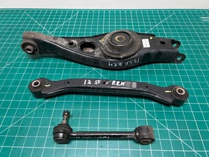 13-14 HYUNDAI SANTA FE FWD REAR RIGHT PASSENGER CONTROL ARM SET OF 3 OEM - Picture 1 of 8