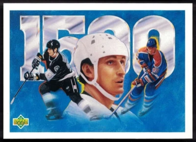 1992-93 Upper Deck #33 Wayne Gretzky 1500 NM-MT - Image 1 of 2