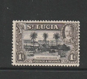 St Lucia 1936 GV Pictorials P 13 x 12 1d MM SG 114a - Picture 1 of 2