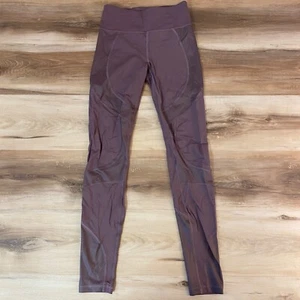 Lululemon Pants Womens 4 Purple City Core Tight Stretch 27” LW5BKTS Athleisure - Picture 1 of 10