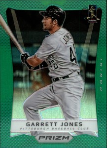 2012 Panini Prizm Prizms Green #117 Garrett Jones