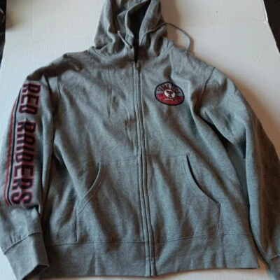 Texas Tech Red Raiders Blue 84 Sweatshirt Hoodie Gray L Drawstring Full Zip NWT  - Image 1 of 4