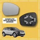 RHS Right side for Range Rover Evoque mk2 2019-23 heated wing door mirror glass