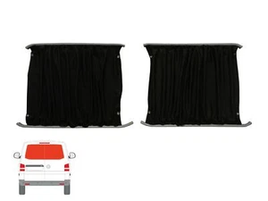 Black Out Twin Rear Door Curtains Fixings Kit for VW Transporter T5 (03-15) - Picture 1 of 10