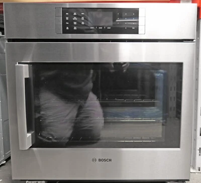 Horno de pared eléctrico de convección única Bosch Benchmark Series HBLP451RUC 30" Foto 1 de 4