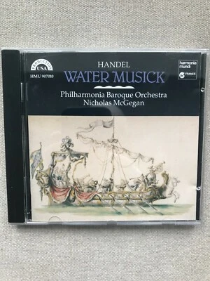 Handel: Water Musick, Nicholas McGegan (CD) Foto 1 de 3