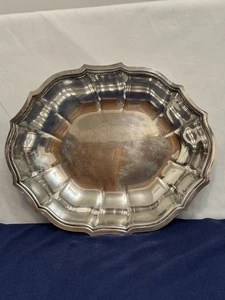 Plato para servir vintage Chippendale International Silver Co plateado #697 - Imagen 1 de 6
