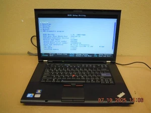 Lenovo ThinkPad T510 15.6" | i5-M560 @ 2.66GHz | 6GB RAM | No HDD | Boot to BIOS - Picture 1 of 9