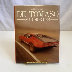 Detomaso Hardback Book Pantera De Tomaso Maserati Wyss W/ Slip Cover - Foto 1 di 14