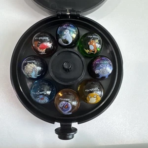 1999 Toy Biz Offical Pokemon Marble Zapados Case W Marbles - Bild 1 von 3
