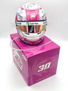 F1 Racing Bulls Liam Lawson Signed and Upgraded 2025 Miami 1:2 Mini Helmet🇦🇺 - Picture 1 of 11