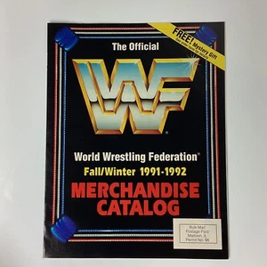 WWF Merchandise Katalog Herbst Winter 1991 - 1992 Wrestling Magazin Werbung - Bild 1 von 7