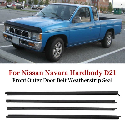Fit For 1986-97 Nissan Navara Hardbody D21 Door Belt Weatherstrip Rubber Seal - Image 1 of 4