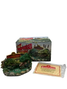 The Budweiser Lizards Louie And Frank Figur 1998 mit Zertifikat & Originalkarton - Bild 1 von 9