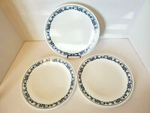 (3) Cebolla Corelle Corning Old Town Azul/Azul De Colección 10 1/4 - Imagen 1 de 5