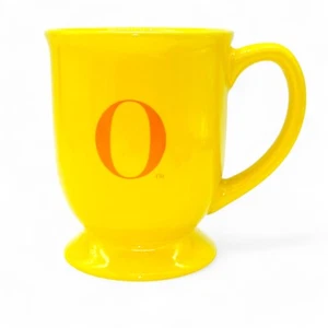 The Oprah Winfrey Show TV Mug Coffee Tea Cup Yellow Orange Lettering 14oz - Picture 1 of 19