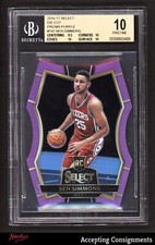 2016-17 Select Purple Die-Cut Ben Simmons /99 PREM LVL ROOKIE RC BGS 10 PRISTINE