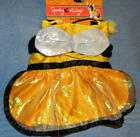 Xs Dog Costume Bee Dress For Halloween, Includes Bee Antenna Headband W/ Pompoms