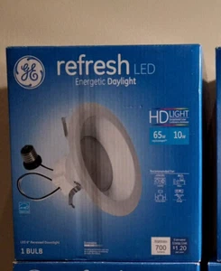 Refresh GE LED 10 W 6" Downlight High Def Energy Star 700 Lumens Dimmable - Picture 1 of 7