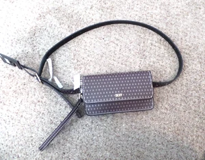 WOMEN, DKNY, NEW BELT WITH WALLET OR WRISTLET, BROWN, SIZE L/XL - Picture 1 of 17