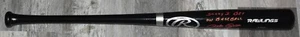 PETE ROSE SIGNED REDS PHILLIES RAWLINGS BLACK BAT W/ SORRY I BET ON BASEBALL - Picture 1 of 1