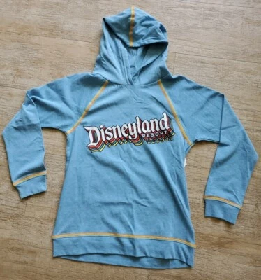 Sudadera con capucha retro azul Disneyland Resort de los parques de Disney para niños talla XS 4/5 Foto 1 de 4