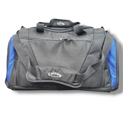 Bolso de Lona Callaway Golf Negro Logo Bordado Correa para el Hombro Llevar de Viaje  Foto 1 de 4