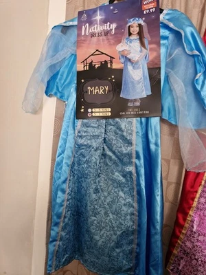 Nativity Dressup Boys(3-5/5-7 Years) Girls(3-5/5-7 Years) Mary Wise Men Shepherd