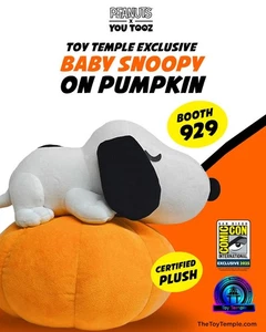 BABY SNOOPY PEANUTS SDCC COMIC CON EXCLUSIVO TOY TEMPLE 9" FELPA LIM 1000 PIEZAS - Imagen 1 de 3