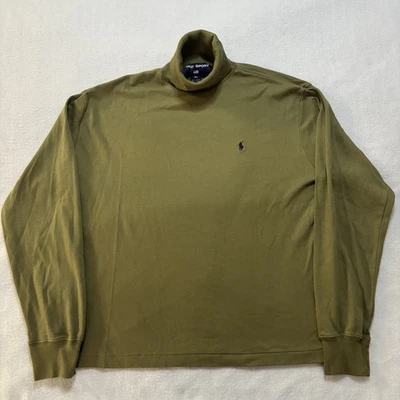 Camisa Polo Deportiva Ralph Lauren Para Mujer XL Verde Cuello Alto Algodón Logo De Colección Foto 1 de 4