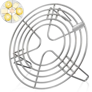 Kühlgestell Luft Friteuse Zubehör Eier Dampfgarer für Topf Korb Backen Kochen - Bild 1 von 12