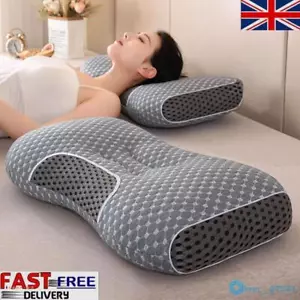 1000G Foam Pillow Cervical Memory For Neck & Shoulder Pain Ergonomic Orthopedic - Picture 1 of 20