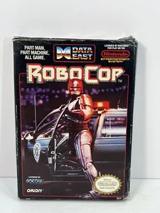 RoboCop NES CIB Nintendo Complete Game Box Manual Sleeve Oval Seal Tested Works - Picture 1 of 23