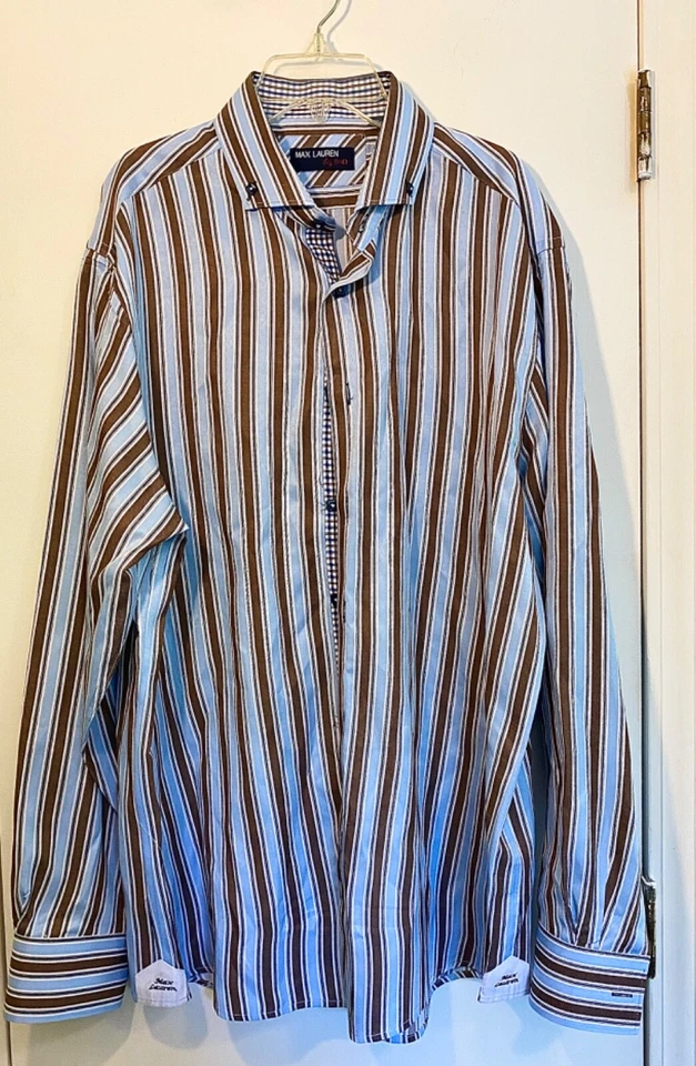 Max Lauren by Brio Camisa Abotonada XL, 17.5, 18 Foto 1 de 4