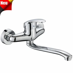 Rubinetto cucina girevole scarico montaggio a parete miscelatore cucina bagno rubinetto - Foto 1 di 10