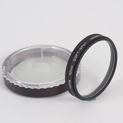 HOYA 52mm SOFT-SPOT GLASS FILTER IN ITS CASE  #AC821 - Image 1 of 2