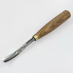 Detail Carving Gouge – Hand-Forged 52100 Steel, Ash Handle, For Relief Detailing - Picture 1 of 10